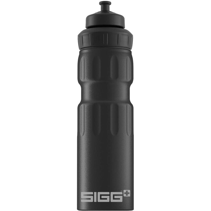 Фляга для велосипеда SIGG Alu 0.75л чорна - Швейцарія, спортивний ковпачок, без BPA, легка, герметична
