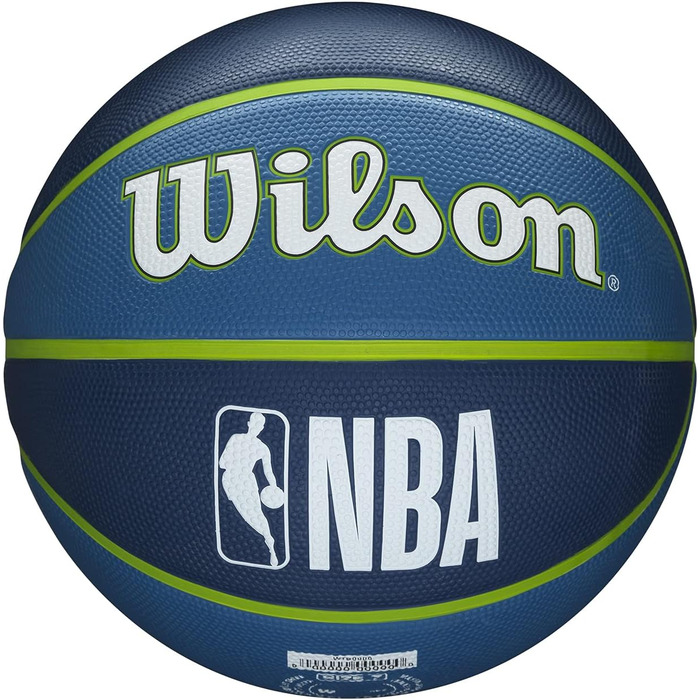 Баскетбольний м'яч Wilson NBA Team Tribute для дорослих, універсальний