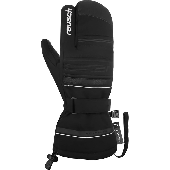 Рукавички Reusch Conan R-Tex XT Лобстер, унісекс, 3-палі, чорні-білі, розмір 9