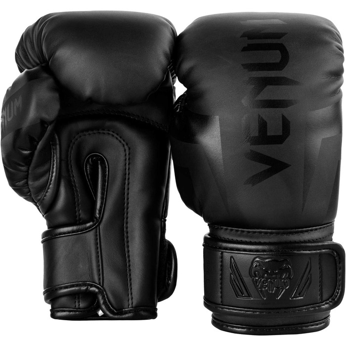 Дитячі боксерські рукавички Venum Elite чорні, розмір S