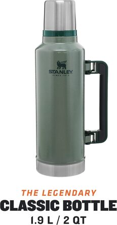 Термос Stanley Classic Legendary, нержавіюча сталь, 1 л, зберігає тепло/холод до 48 годин, BPA-free, для напоїв, підходить для посудомийки