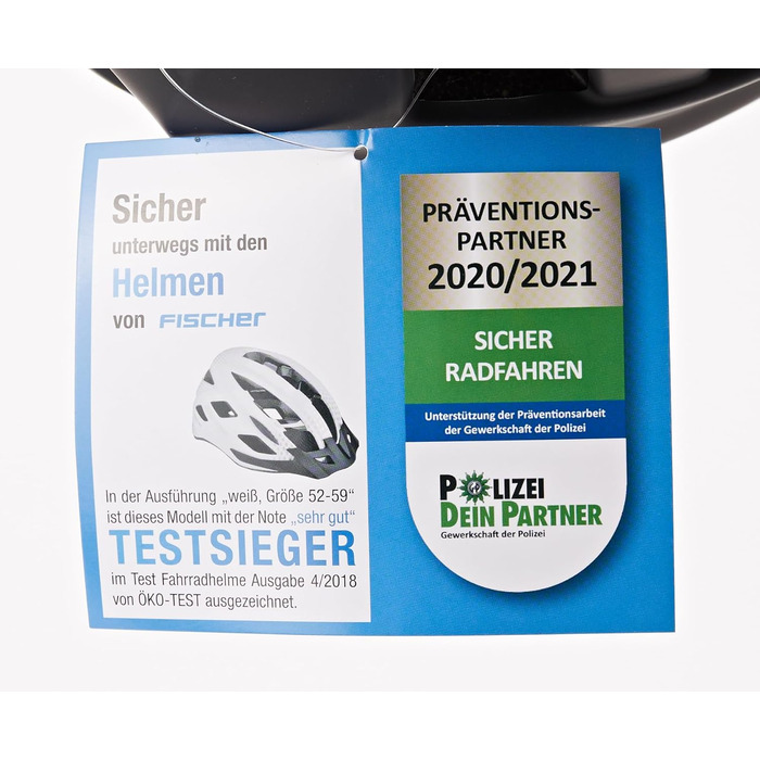 Велошолом FISCHER Urban Lano для дорослих унісекс, L/XL (58-61 см), чорний-жовтий