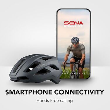 Смарт-шолом Sena C1 з Bluetooth, інтегрованою гарнітурою для музики, GPS та дзвінків, матовий сірий, розмір L