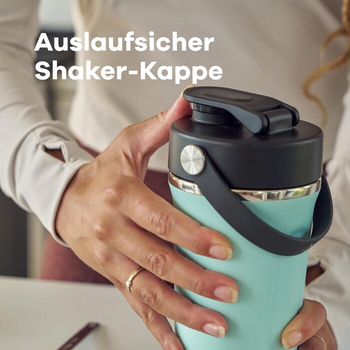 Термобутилка Hydro Flask 709 мл для протеїнових коктейлів і добавок, ізольована, не протікає, BPA-free, Agave