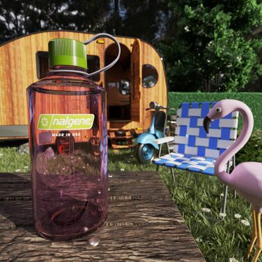 Пляшка для води Nalgene 946 мл, баклажанова, Tritan, спортивна