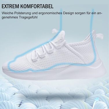 Кросівки для чоловіків AZSDXS: білі спортивні кросівки для бігу, тренувань та занять у залі (43 EU)