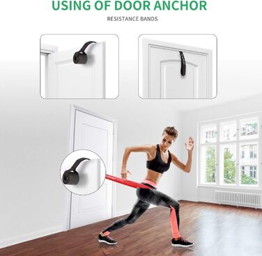 Гумові стрічки для фітнесу та розтяжки, набір для Crossfit та домашніх тренувань, різні рівні опору (3,6–56,7 кг) + додаткова жовта (4,5–11,3 кг)