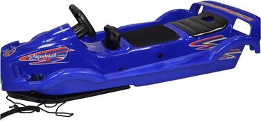 Сніголюб Alpen Gaudi Double Race - двомісний бобслей, блакитний, 114 x 55 x 28 см