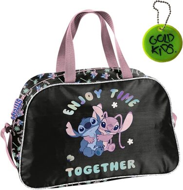 Спортивна сумка Paso для дітей (дівчаток та хлопчиків) з мотивом Stitch - сумка для плавання з посиленим дном, 40 x 25 x 15 см