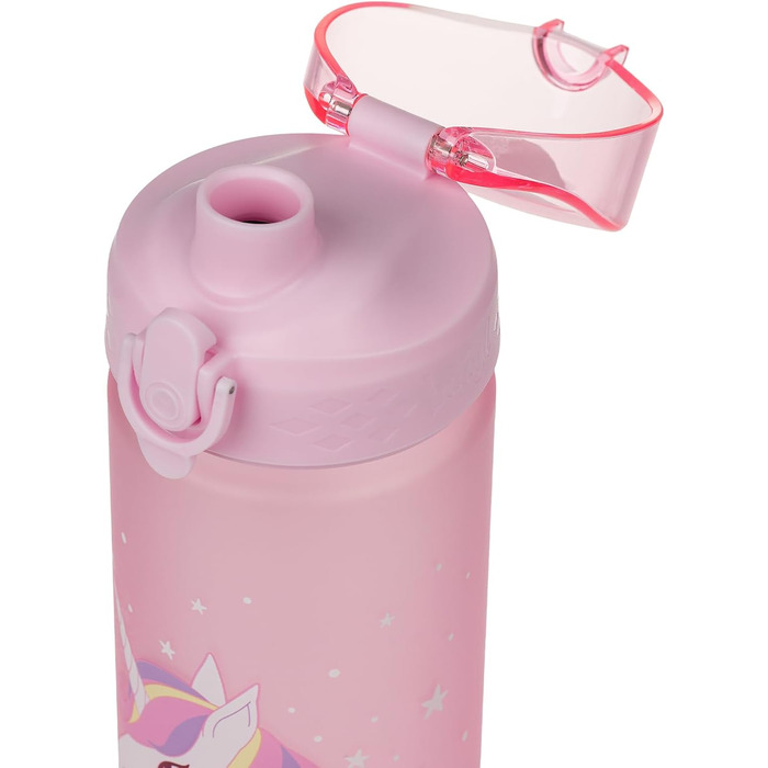 Дитяча пляшка для води Baagl Trinkflasche 500 мл, непротікаюча, Tritan (Єдиноріг I) для школи та спорту