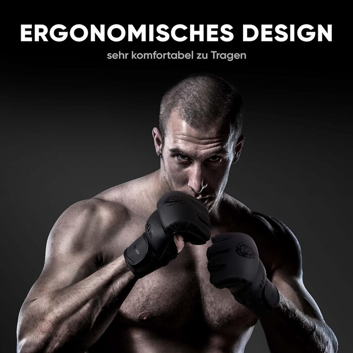 Рукавички FIGHTR Profi MMA для греплінгу, спарингу, кікбоксингу, муай-тай, боксу, тренувань на мішку, чоловічі та жіночі, з сумкою