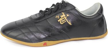 Взуття для бойових мистецтв VIBLiSS: Taekwondo, Kung Fu, Taichi. Легкі спортивні чорні жіночі кросівки 36 EU з антиковзкою підошвою