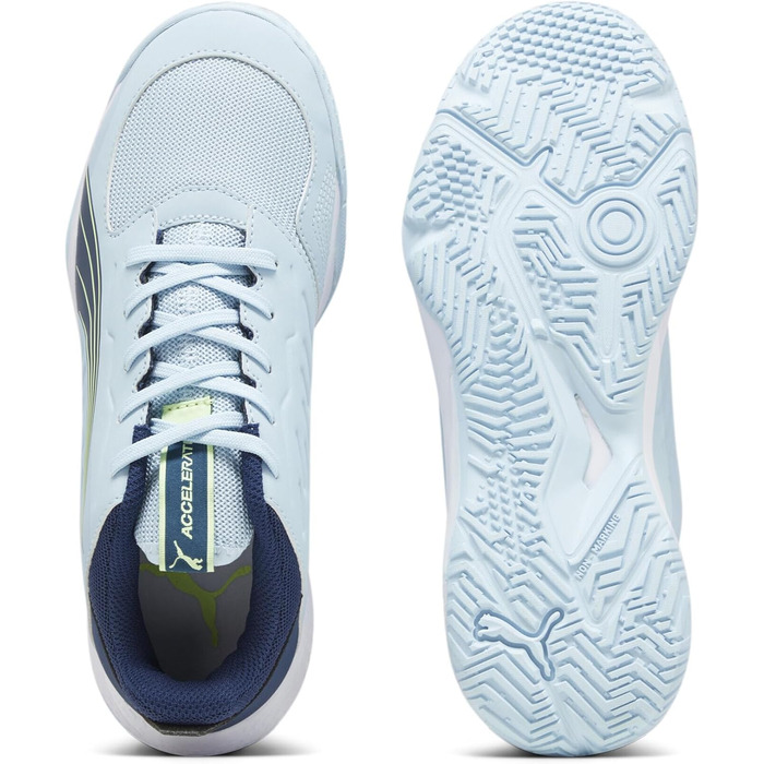 Дитяче кросівки для гандболу PUMA Accelerate Jr 38.5 EU Silver Sky/Persian Blue/White