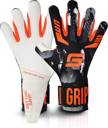 Воротарські рукавички GRIPMODE Gravity Hybrid 2.0 для чоловіків, футбольні, із збільшеною зоною захвату, ультралегкий верх, Griptec® латекс, розміри 7-11