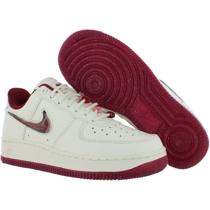 Кросівки Nike Air Force 1 для жінок, білі (36 EU), Sail Team Red