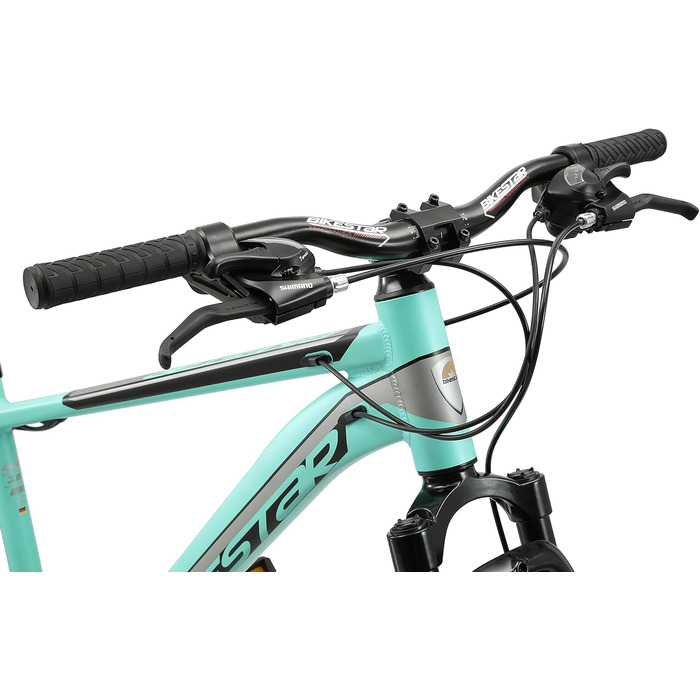 Гірський велосипед BIKESTAR Hardtail алюмінієвий, 21 швидкість Shimano, дискові гальма, 26