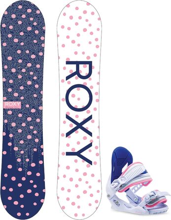 Дитяча сноуборд-комплект Roxy Poppy Freeride 118 см, універсальний колір