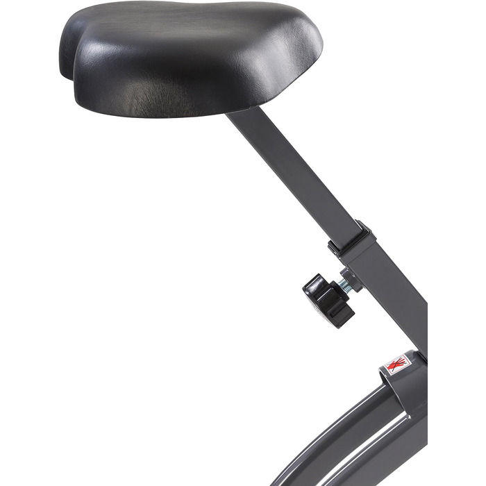 Складаний велотренажер Tunturi Cardio Fit B20 X Bike з LCD-дисплеєм і тримачем для планшета, чорний – домашній фітнес-велосипед