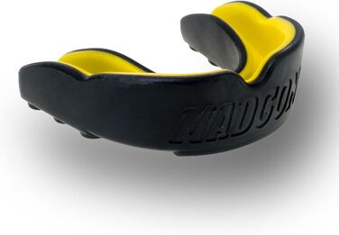 Захисний капу для спорту Guardian: бокс, MMA, кікбоксинг. Зручний, регульований, чорно-зелений/чорно-жовтий