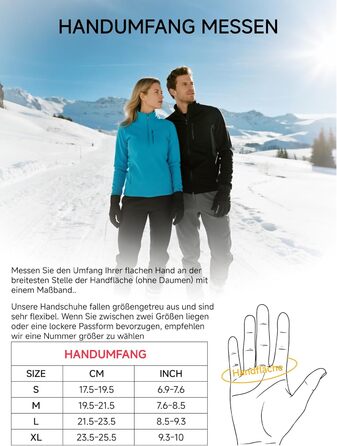 Терморукавички Trendoux для чоловіків та жінок, теплі велорукавички з флісовою підкладкою, сенсорні, водонепроникні, вітрозахисні, з антиковзанням, для бігу, їзди на велосипеді, водіння, чорні, XL