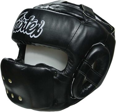 Захисний шолом Fairtex HG14 чорний для MMA, Муай Тай, тайського боксу, розмір L