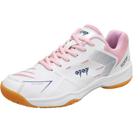 Унісекс тенісні кросівки: легкі, дихаючі, для залу та вулиці (білий рожевий, 40 EU)