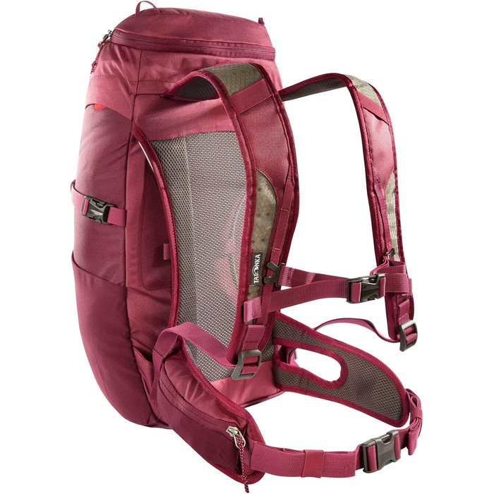 Рюкзак для походів Tatonka Hike Pack 22 л з вентиляцією спини та дощовиком, легкий та зручний туристичний рюкзак, бордовий