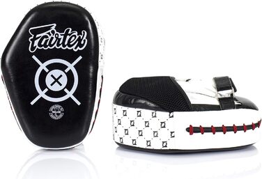 Боксерські рукавички Fairtex Aero Focus FMV11 для муай-тай, боксу, кікбоксингу та MMA, чорні/білі