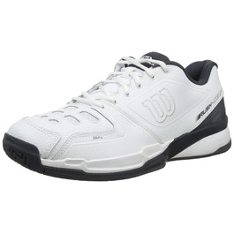 Тенісні кросівки Wilson Rush COMP LTR Unisex для всіх типів покриття, 46 2/3 EU, білий/сірий