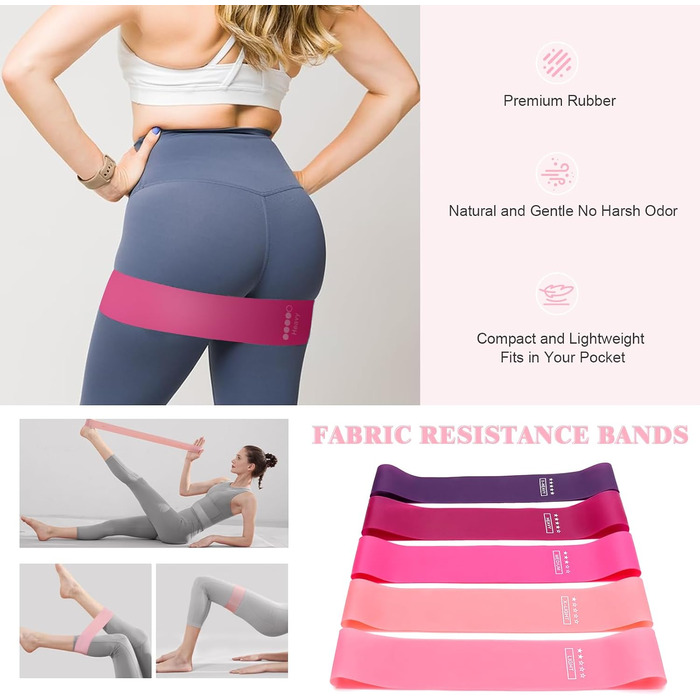 Комплект для пілатесу для жінок Home Pilates Essentials Kit 13-в-1: кільце, м'яч, 5 гумок опору TPE, утяжелители для щиколоток, еспандер-вісімка, стрічка для розтяжки та водонепроникна сумка (13 предметів)