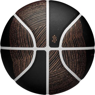 М'яч для баскетболу Wilson NBA Champagne Series, розмір 7, чорний/коричневий