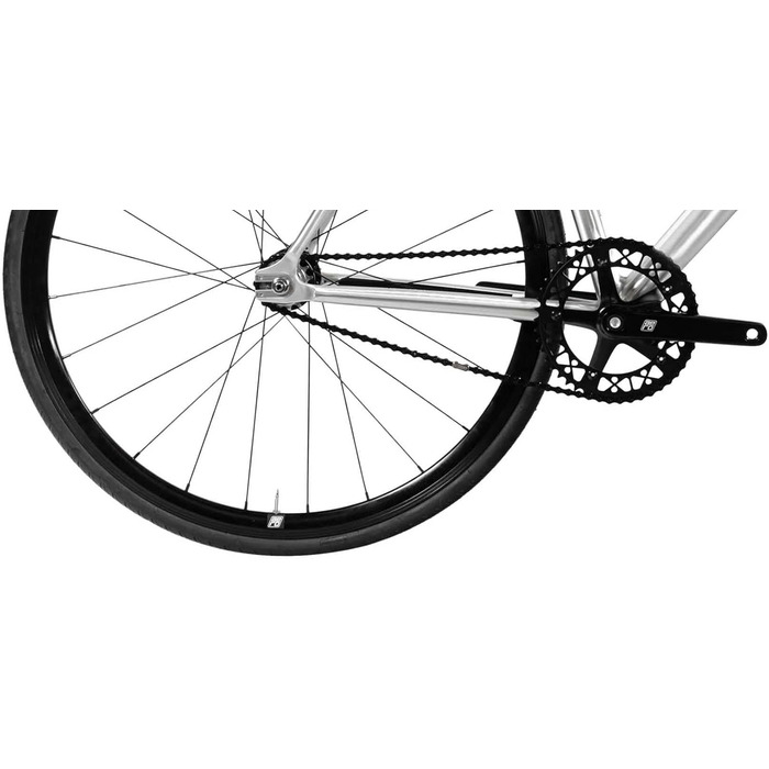 Велосипед FabricBike Light PRO фіксований, алюмінієва рама, 28'', 8,45 кг, сріблястий, розмір L-58 см