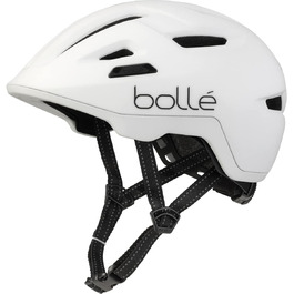 Велошолом Bollé Stance білий матовий, розмір L, унісекс, для дорослих