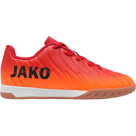Дитячі футбольні бутси JAKO J-SI Sweeper, 33 EU, неоново-помаранчевий/полум'яно-червоний