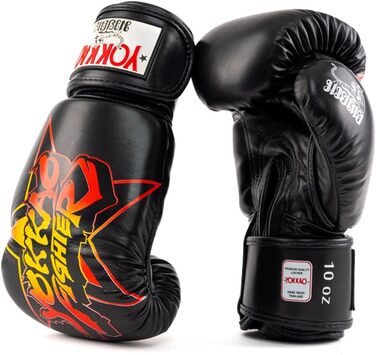 Боксерські рукавички YOKKAO Design з дихаючої преміальної шкіри для муай-тай, тренувань і спарингів для чоловіків і жінок