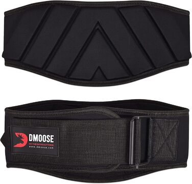 Пояс для важкої атлетики DMoose Self-Lock, чорний, XL, для чоловіків і жінок, бодібілдинг, кросфіт, фітнес, 104-111 см
