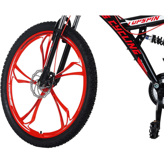 Гірський велосипед KS Cycling Fully 26'' Topspin