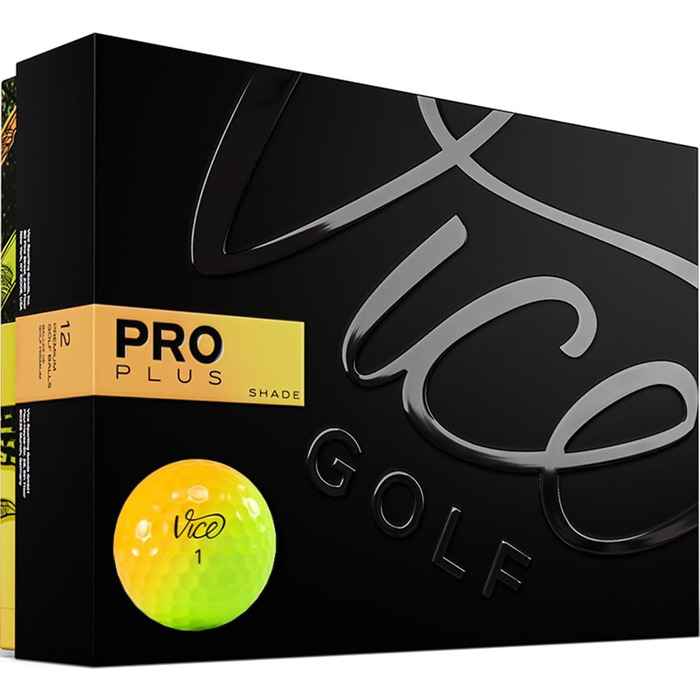 Гольф-м'ячі Vice Pro Plus, жовті/помаранчеві