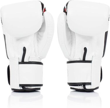 Fairtex BGV1 боксерські рукавички для муай-тай, спарингів, MMA, унісекс, 12 унцій, білий, легкі, амортизуючі, преміум-якість