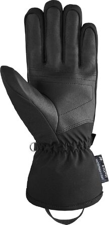 Жіночі гірськолижні рукавички Reusch Softshell, водонепроникні та теплі (чорно-сірі, розмір 7.5)