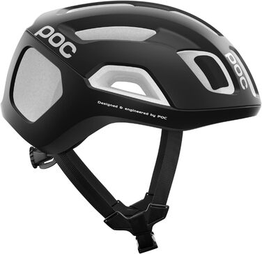 Велосипедний шолом POC Ventral Air MIPS NFC, медичний чип, чорний/білий матовий, розмір M (54-59 см) — ідеально для пригод та диких поїздок