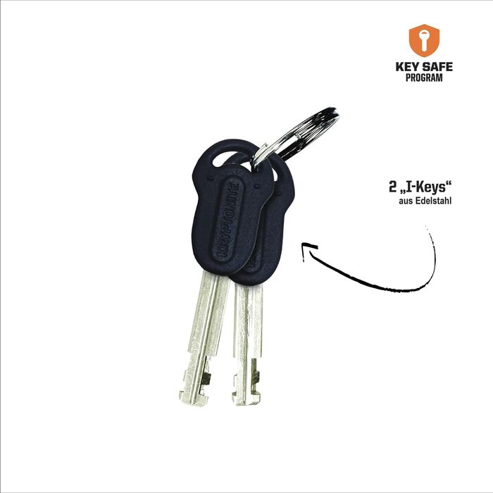 Замок для велосипеда Kryptonite Keeper 785, 85 см, рівень захисту 5/10, сталевий, з ключами