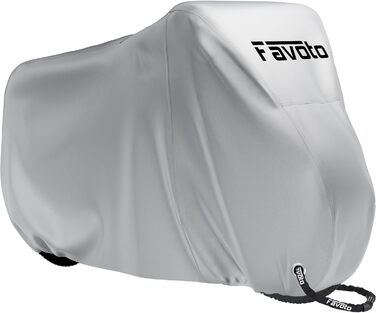 Водонепроникний чохол для велосипеда Favoto 200x70x110cm, 210D Oxford, срібний