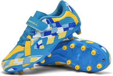 Дитячі футбольні бутси Multi Ground, професійні, легкі, для залу та вулиці, Outdoor Athletics, тренувальні (33 EU, синій)