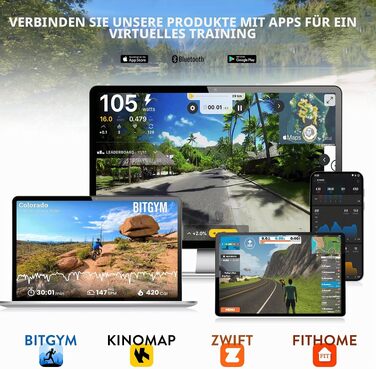 Складана бігова доріжка для дому YM TAP100APP: швидкість 11 км/год, підтримка KINOMAP та ZWIFT, датчик пульсу, регульований нахил, 12 програм, автоматичне змащення, 1-2.5 к.с.