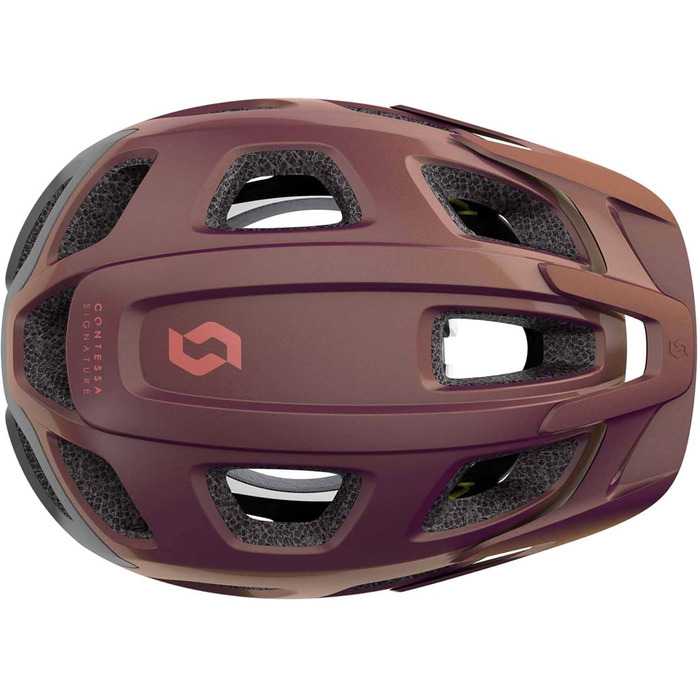 Велосипедний шолом Scott Vivo Plus MTB фіолетовий, розмір M (55-59 см), 2021