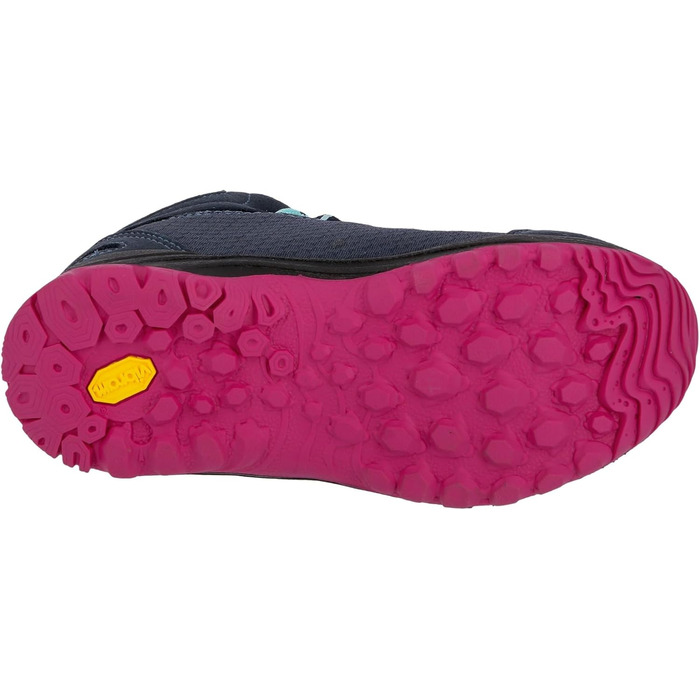 Черевики для трекінгу та хайкінгу Brütting Mädchen Guide, 35 EU, блакитно-рожево-бірюзові