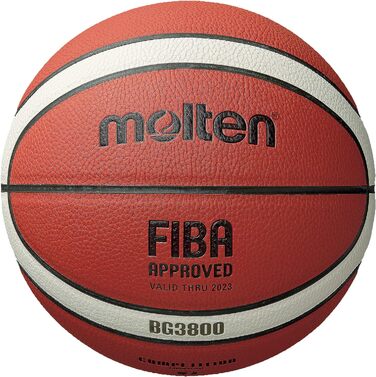 Баскетбольний м'яч Molten BG3800 Series, FIBA Approved, Розмір 6, Двоколірний дизайн