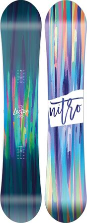 Жіночий сноуборд Nitro Lectra Brush BRD'24, 152 см, мультиколор
