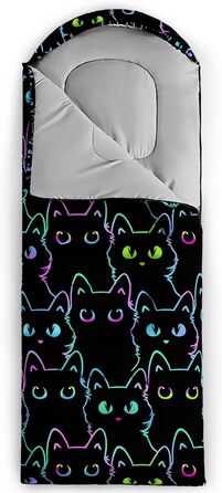 Спальний мішок HOSIMA з м'ячем для холодного клімату, для дорослих, хлопчиків та дівчаток, водонепроникний, теплий, для кемпінгу, піших прогулянок, відпочинку на природі, подорожей, полювання, компресійний мішок Multi 8